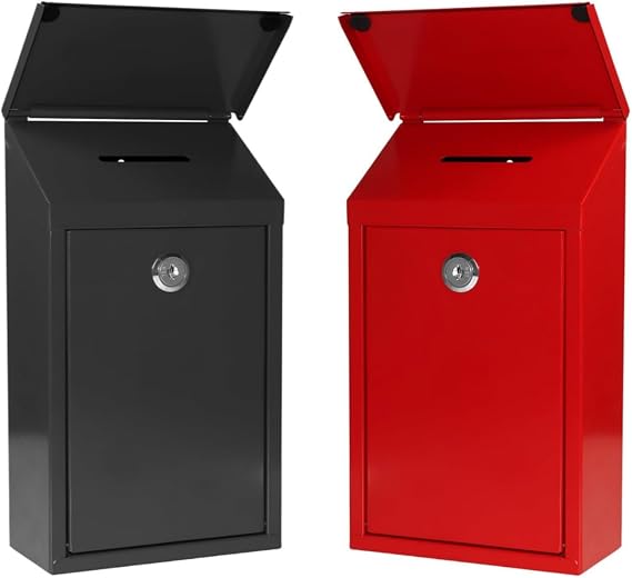 Red and Black Donation Box