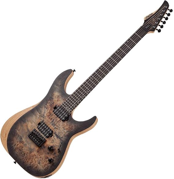 Schecter Reaper-6 - Satin Charcoal Burst