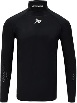 Bauer - Senior Long Sleeve Neckprotect (Black, L)