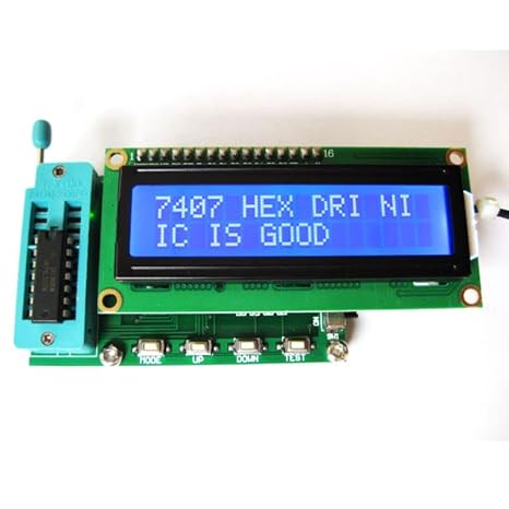 TES200 Integrated Circuit Tester 74 40 Series IC Tester Can Judge Logic Gate Digital Integration Test