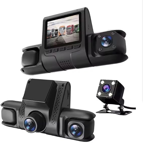 4 Kanal WiFi Araç İçi Kamera – Full HD Ön Arka İç Yan Kayıt, G-Sensörlü Dash Cam, 24 Saat Park Modu Destekli, Gece Görüşlü, Geniş Açı Oto Kamera Sistemi
