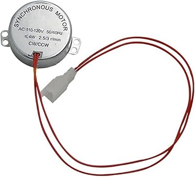 GTPBAO Turner Synchronous 4W Low Speed Incubator Motor Egg Turning Motor 110V 220V 12V AC 12V DC Synchronous Motor 2.5RPM 3RPM 50Hz 60Hz CW CCW Reversible Rotating110V