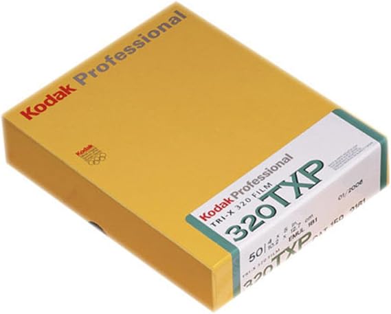 Kodak 8416638 Tri-X 320 4x5-Inch Negative Film (50 Sheets)