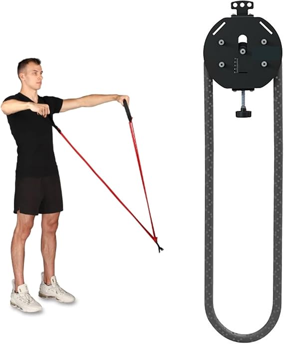 Endless Rope Trainer,Portable Cable Pulley System,Full Body Workout Tool,Speed Training Equipment, 30kg Adjustable Resistance Loops Engage, for Full Body Workout, Cardio, HIIT & Strength Training