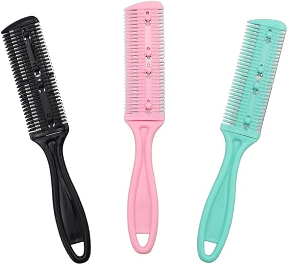 Cutting Comb, Hair Cutter, Barber, Hair Cutter Comb, Double-Sided, Hair Cutter, Barber Tool, Anti-Static, Professional Cut, Unisex Set of 3