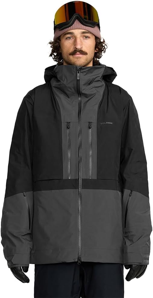 Volcom Men's TDS Infrared GORE-TEX Snowboard Jacket 30K Waterproof, Down Insulated, Recco