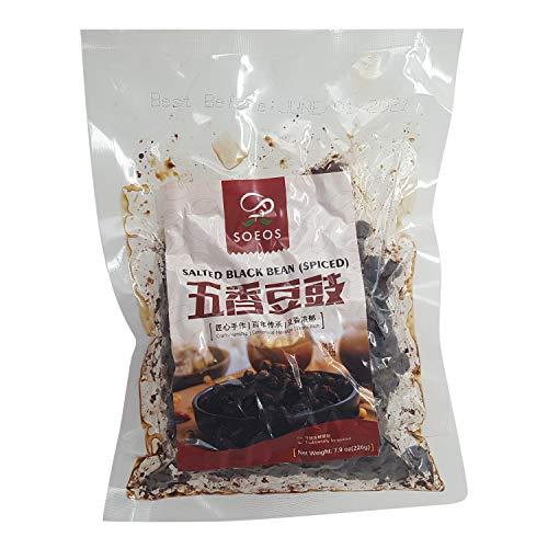 Soeos Chinese Douchi - Fermented Black Beans -226g