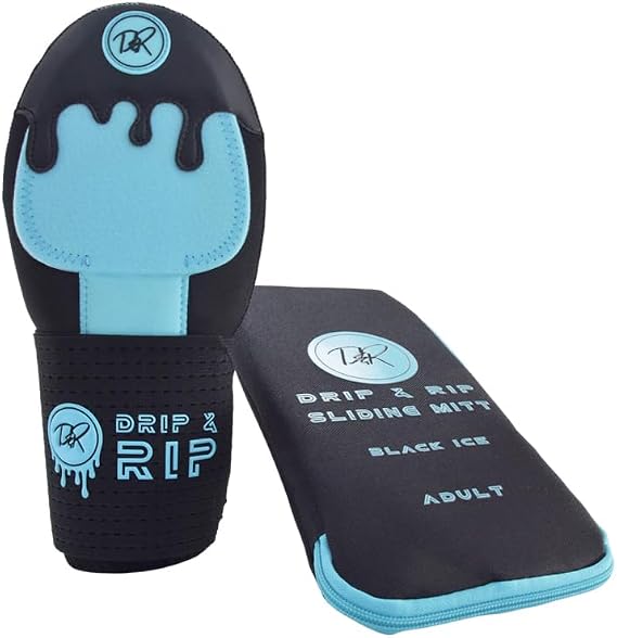 Drip & Rip Sliding Mitt for Adults Baseball & Softball Ice Cream Sliding Mit Design with Hand Protection for Base Running, Breathable & Durable, Ambidextrous Ages 14+