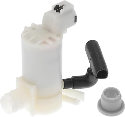 ACROPIX Windshield Washer Pump with Grommet for Nissan Pathfinder 1996-2004 Front Washer Fluid Pump Windshield Wiper Pump No.289200W000 Black,White 1 Set