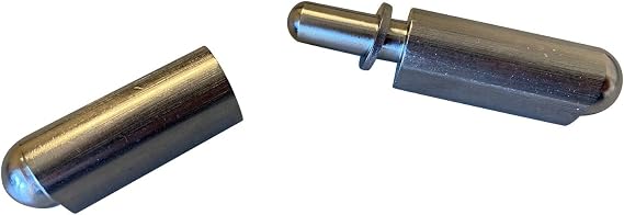 Weld-On 6" Stainless Steel Bullet Hinge (No Zerk)