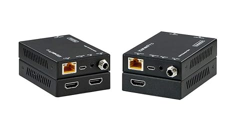 Kanex Pro 50M 4K 18Gbps HDMI Extender, HDR, UHD, 164 feet, Power Over Cable, Black