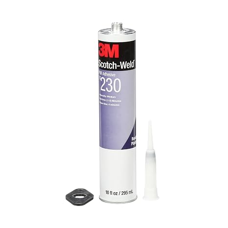 3M Scotch-Weld PUR Adhesive TS230, Off-White, 1/10 Gallon Cartridge, 310 ml