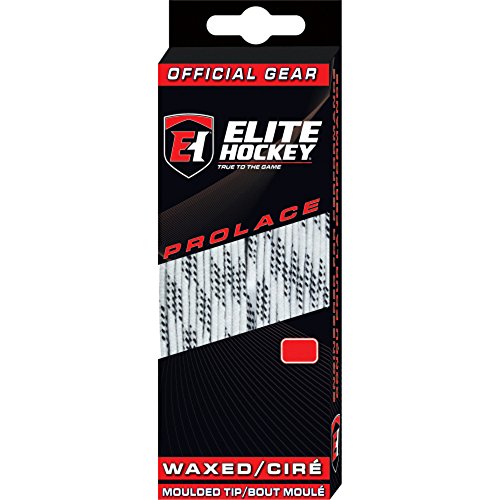 Elite Hockey Prolace Waxed Hockey Skate Laces White, 120