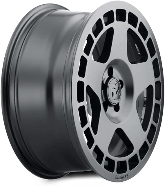 Turbomac 17x7.5 5x112 40mm ET 66.56mm Center Bore Asphalt Black Wheel (TURAB-77551+40)