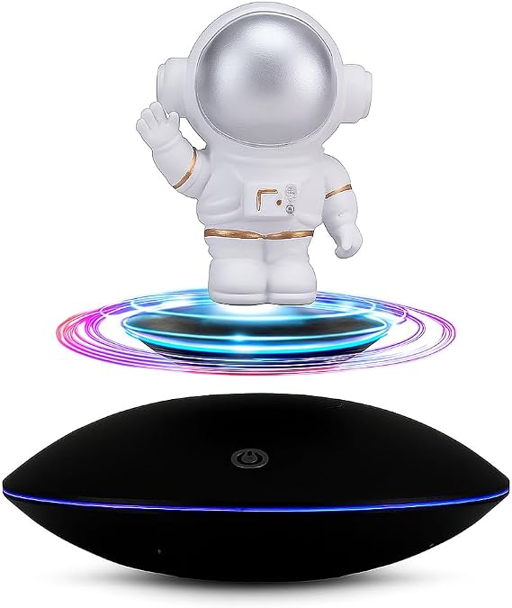 Magnetic Levitating Display Stand - 360 Rotating Floating Magnetic Display for Levitating Decor & Gifts - Stable Levitation Platform for Desk Decor - Showcase Models, Gadgets, or Collectibles