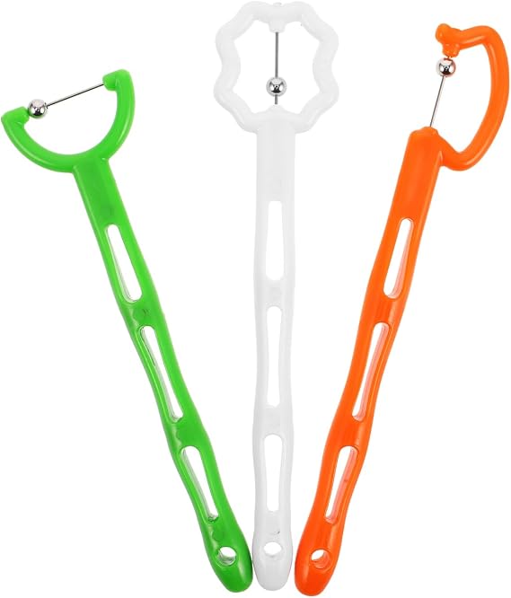 Garneck 3Pcs Oral Muscle Trainer Kids Tongue Thrust Corrector for Kids Speech Therapy Materials Tongue Muscle Exerciser Oral Training Tool