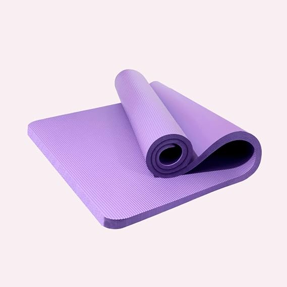 Thick NBR Non-Slip High-Density Sports Yoga Mat Gym Home Fitness Exercise Gymnastics Meditation