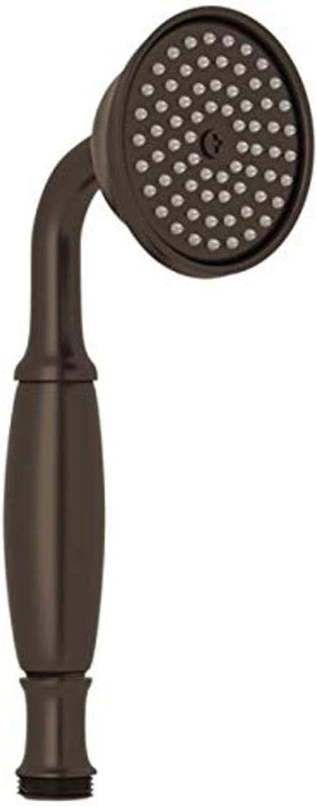 Rohl 1101/8ETCB Anti-Cal Single-Function Handshower, Tuscan Brass