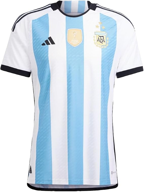 adidas Men's Soccer Argentina 2022 3 Star Authentic Home Jersey - Celebrate Number Three and Dress Like a World Champion