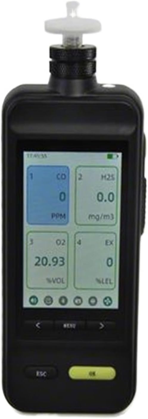 Portable CO2 Gas Detector With LCD Display Sound Light Shock Waterproof Gas Tester Analyzer For Home Real-Time Dates