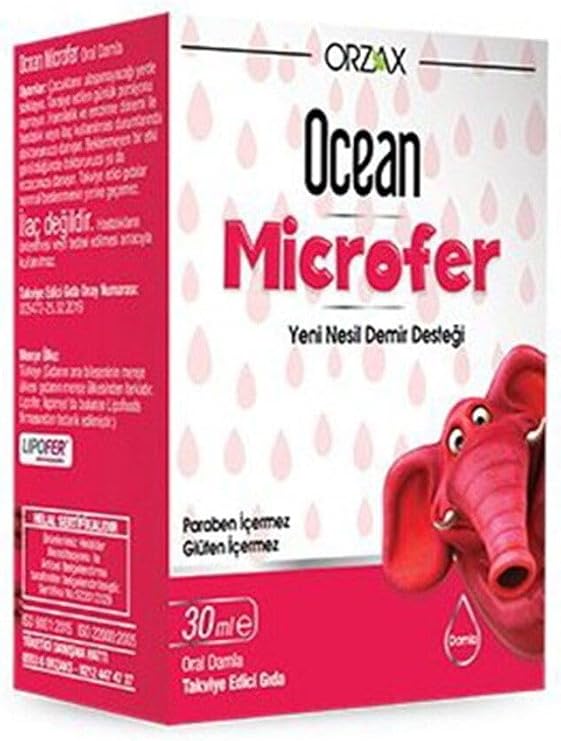 Orzax Ocean Microfer Damla 30 ml, Vitamin ve Takviye
