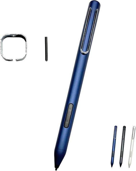Stylus Pen Replacement for HP Envy x360, Envy X360 Digita Pencil Compatible with HP Spectre x360 Pavilion x360 2-in-1 Laptops,Surport MPP 1.51 with Palm Rejection(Blue/Black/Silver)