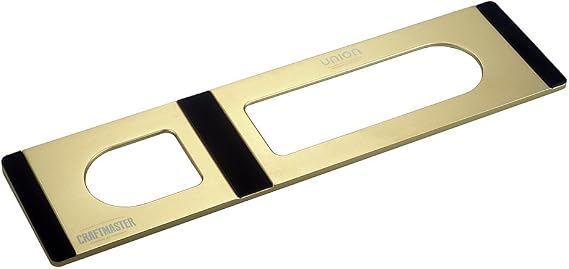 CraftMaster Union Tray for Apple Magic Keyboard and Apple Magic Trackpad 2 - Metal Dock Stand Controls Your iMac or Laptop Remotely, Premium Home and Office Accessory - Gold
