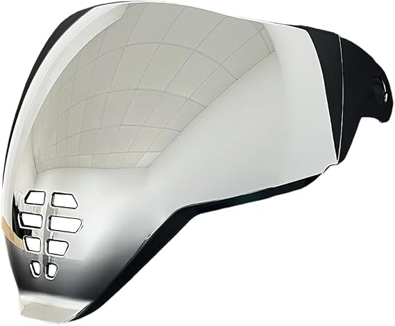 IC-06 Helmet Visor Face Shield Replacement, UV Protective Scratch-Resistant helmet Shield for ICON Airflite (Silver)