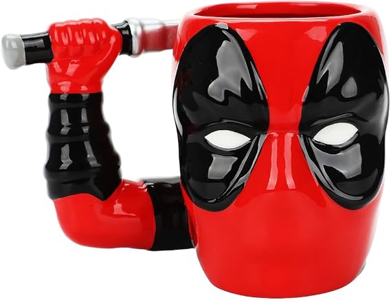 Vandor Marvel Deadpool 12 oz. Sculpted Ceramic Mug