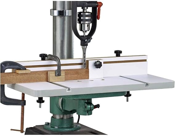 Grizzly Industrial H7827 Universal Drill Press Table with 3" Fence