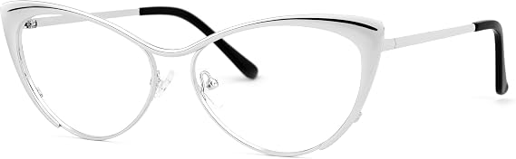 VOOGLAM Blue Light Glasses for Women Anti Eyestrain Dry Eyes UV Computer Phone TV Eyewear Fashion Annabelle Cateye