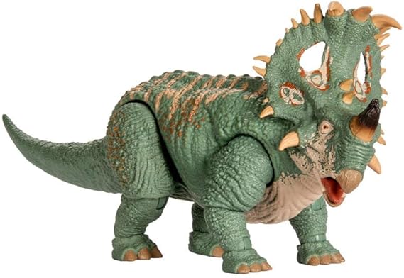 Mattel Jurassic World Hammond Koleksiyonu - Sinokeratop Aksiyon Figürü Büyük Dinozor Eklemli Kuyruklu ve Gerçekçi Film Detayları 8 Yaş JKG88 | JW lüks eklemli aksiyon figürü, büyük boyutlu, eklemli kuyruk, JKG88