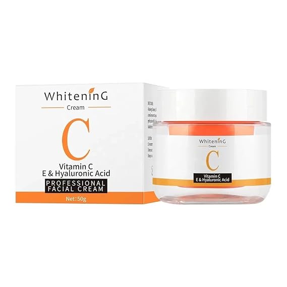 Vitamin C Face Cream, Cream Face For Fine Lines & Tightening Skin Wrinkles, Antioxidant Firming Cream Anti-Aging Moisturizer with Hyaluronic Acid & Vitamin C 1.7 fl oz