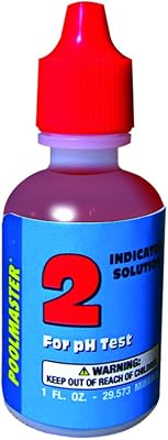 Poolmaster 23262 Phenol Red Indicator Solution for pH Test, No.2, 1-Ounce