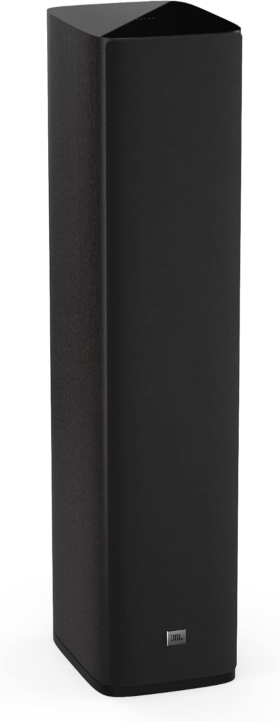 JBL Studio 680, Dark Wood - High-Performance Floorstanding Loudspeaker - with 2414H-1 Compression Driver, High-Definition Imaging Horn & Dual 6.5 PolyPlas Cone Woofers