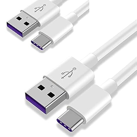 Super Charging Cable Replacement for Huawei P30 Pro 5A Supercharge USB Type C Cord, 6.6FT Super Fast Charge Type-C Cable for Huawei P20 Pro, Mate 20 Mate 10, P10 Plus (6.6FT 2 Packs)