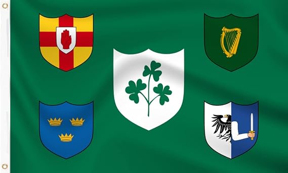 Ireland Rugby Union Team Flag Irish Rugby 5ft x 3ft (150cm x 90cm)