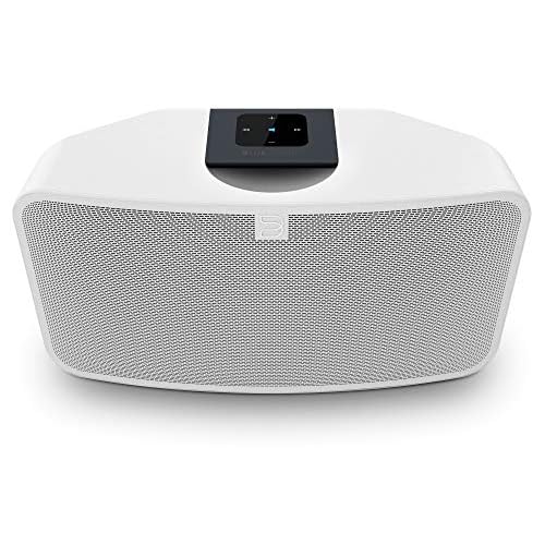 Bluesound Pulse MINI 2i Compact Wireless Multi-Room Smart Speaker with Bluetooth - White - Compatible with Alexa and Siri
