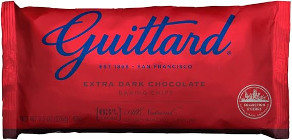 Guittard Chocolate Chips, Extra Dark Chocolate, 11.5 Ounce (Pack of 12)