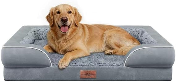 Comfort Expression Orthopedic Dog Bed for Large Size Dog with Bolster