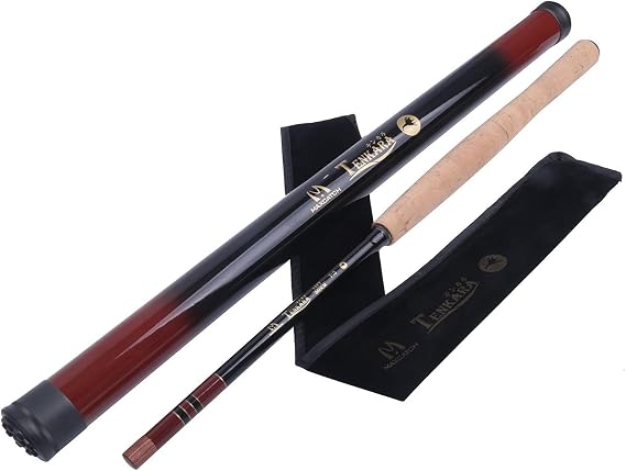 Maxcatch Tenkara Rod Telescoping Carbon Fly Fishing Pole with Storage Tube: 9/10/11/12/13ft/Triple Zoom 8'10''/9'9''/10'6'',10'8''/11'10''/12'9''