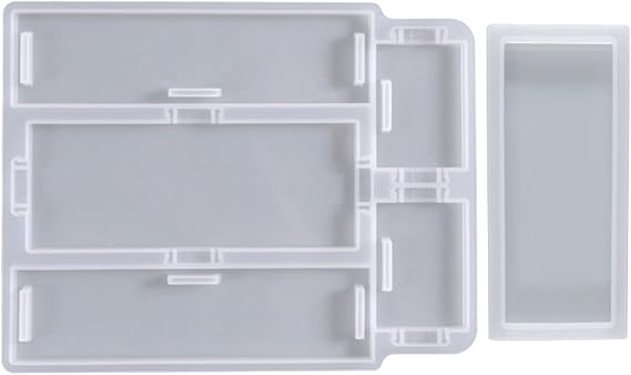 19x15cm Box Resin Epoxy Molds Rectangular Silicone Mold for Making Jewelry Storage Case Dominoes Box Pen Holder