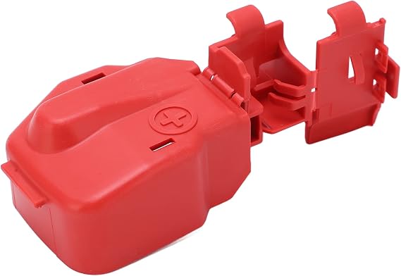 Battery Terminal Cover Qiilu Positive Battery Terminal Cover Red 32418?PND?300 Connector 32418-PND