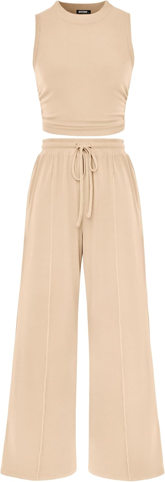 BTFBM 2 Piece Outfits For Women Airport Travel Outfit
