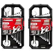Husky BITE SAE and Metric Combination Wrench Set (20-Piece)