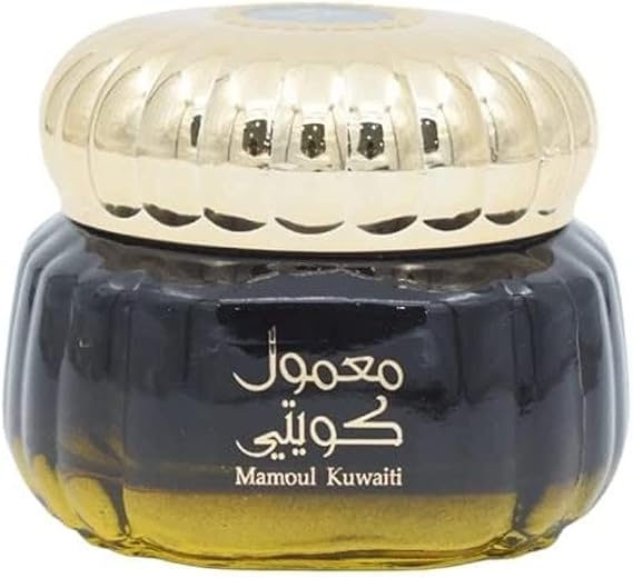 Mamoul Kuwaiti Incense Burner - 60G Bakhoor - Luxury Incense - White Flowers, Patchouli, Saffron, Sandalwood & Eastern Blends