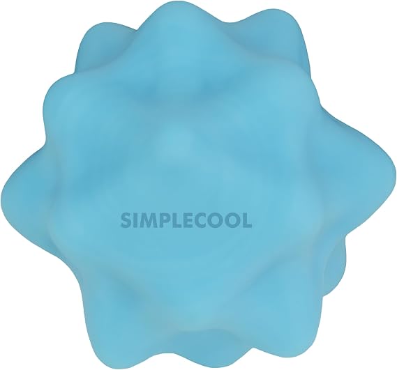 Small Spiky Massage Ball Trigger Point Massage Tool 2.2"2.1" Blue
