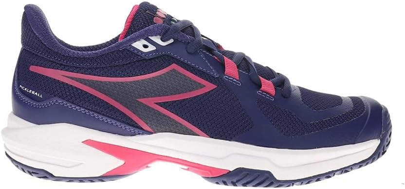 Diadora Womens Trofeo 2 Ag Pickleball Tennis Sneakers Shoes - Blue, White