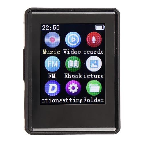80GB MP3 Player with Bluetooth, HiFi Lossless Sound MP3 Spotify Player with Recording, E Book 1.77 Inch Streaming MP3 MP4 Player for Kids