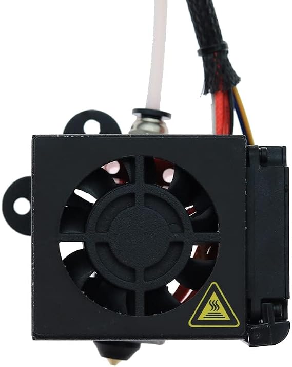 Ender 5 Plus Hot End Cooling Fan Kit Ender 5 Plus Hotend Fan Ender 5 Hotend Assembled Kit Full Assembled Extruder Aluminum Heat Block, 0.4mm -24V